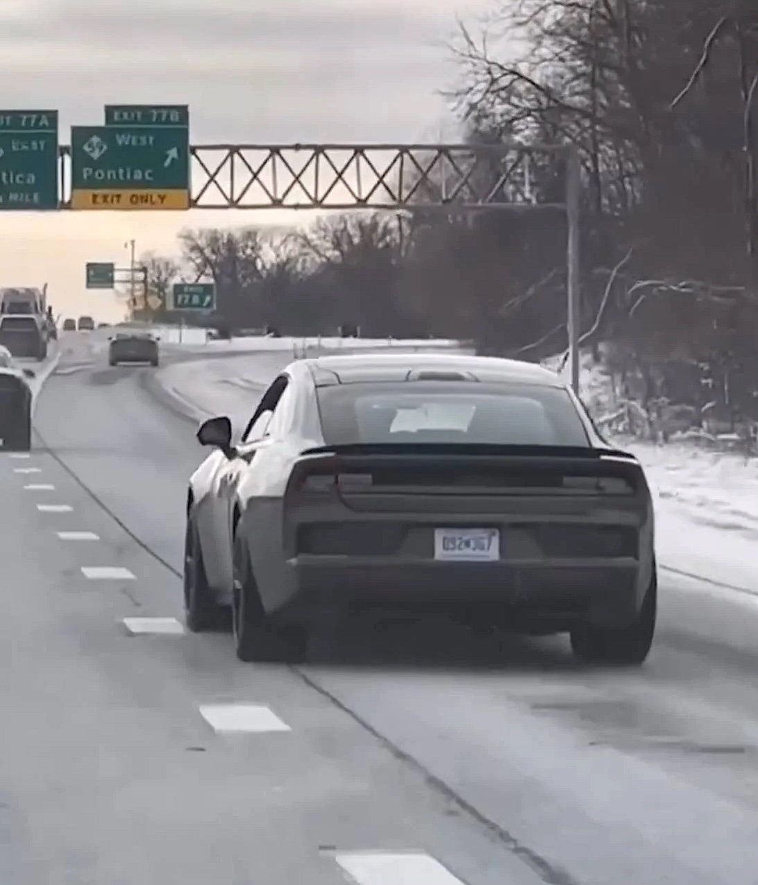 2025 Dodge Charger Daytona EV Charger Daytona EV Prototype Spied Without Camo Testing Near Stellantis Headquarters charger-daytona-ev-prototype-spied-camo-free2