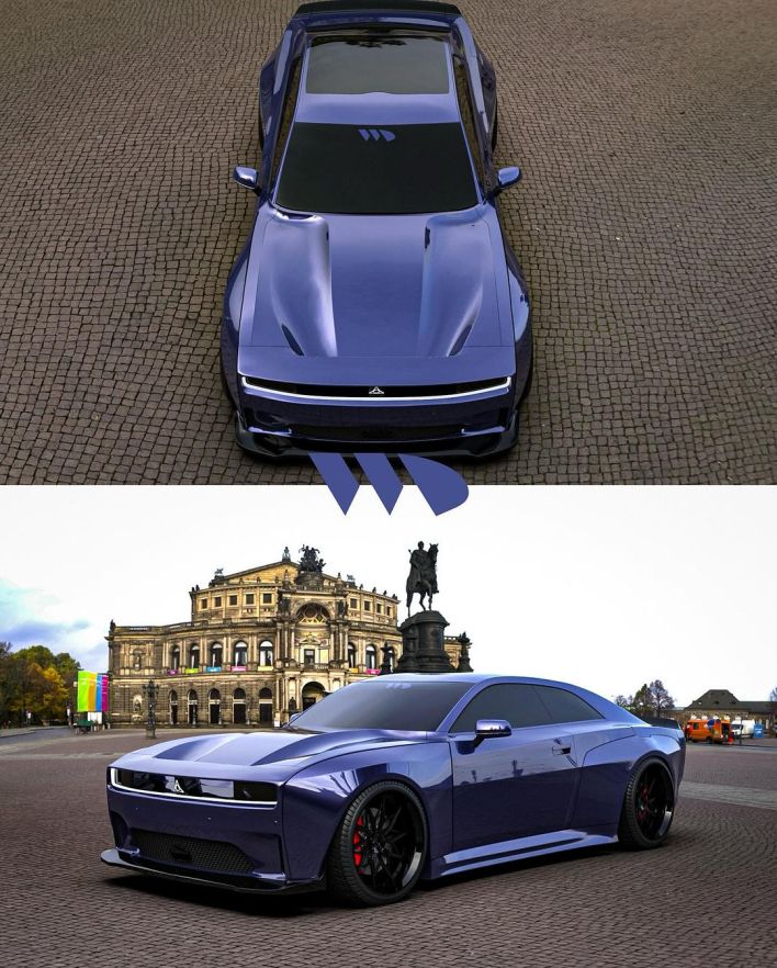 2025 Dodge Charger Daytona EV Widebody Charger Daytona EV concept widebody charger daytona ev 3
